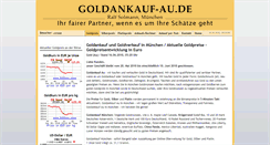 Desktop Screenshot of goldankauf-au.de