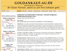 Tablet Screenshot of goldankauf-au.de